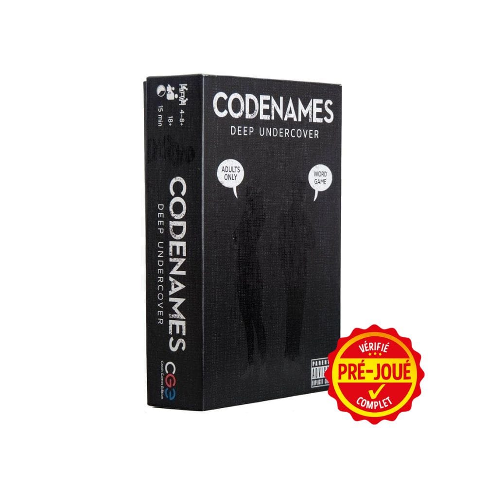 Codenames Deep Undercover (pré-joué) (EN) BAZAR - Bazar - Ambiance (party)