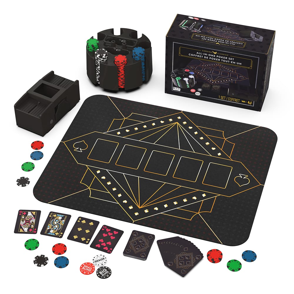 Coffret de Poker Tout-en-un (ML) JEUX - Classiques