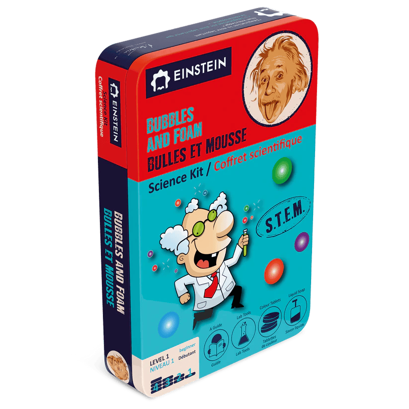 Coffret Scientifique Einstein - Bulles et mousse (ML) PASSE-TEMPS - Science