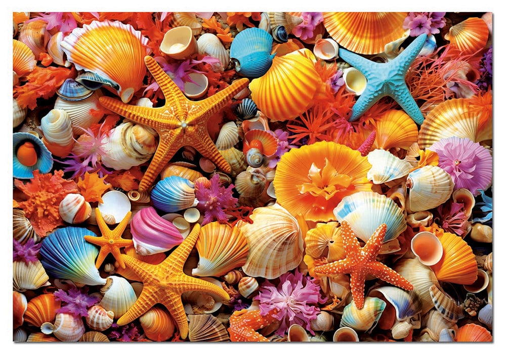 Collage de coquillages (1000 pcs) CASSE-TÊTE - 1000 morceaux