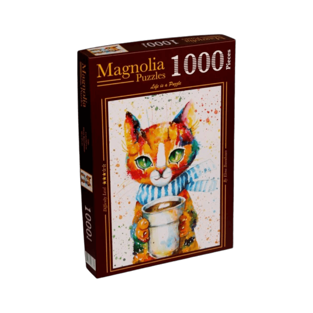 Colorful Cat (Puzzle 1000 pcs) CASSE-TÊTE - 1000 morceaux