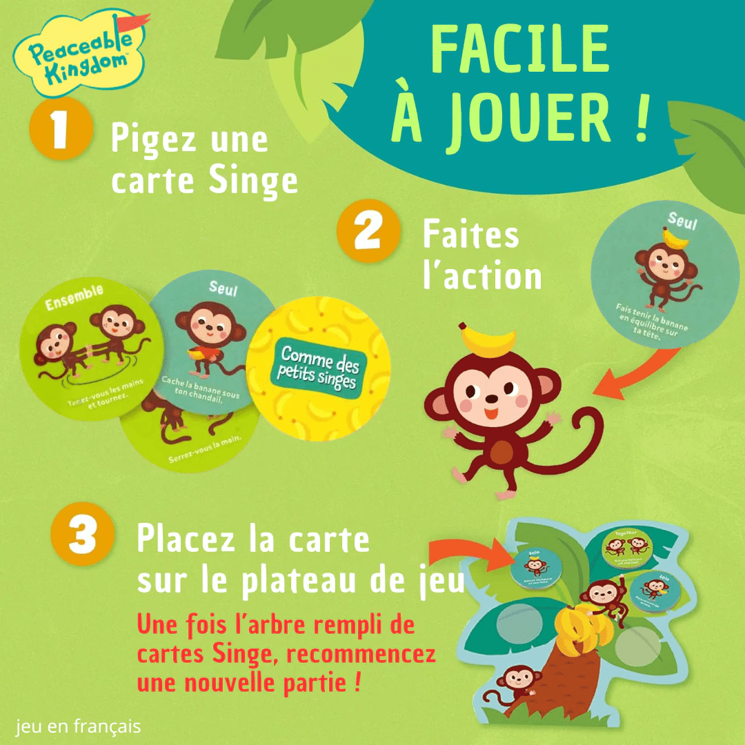 Comme des petits singes (FR) JEUX - Enfants - Enfants 2 ans +