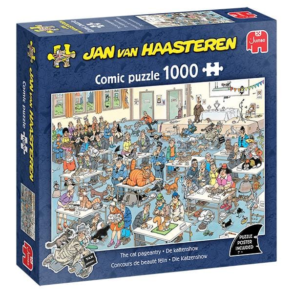 Concours de beauté félin, JvH (1000 pcs) CASSE-TÊTE - 1000 morceaux