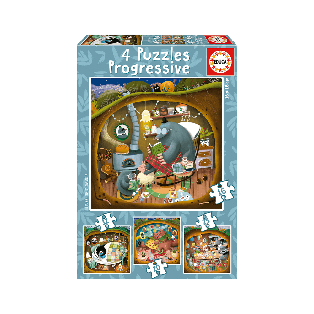 Contes de la forêt | Forest Tales (Puzzle 1x12, 1x16, 1x20 & 1x25 pcs) CASSE-TÊTE - 2 - 24 morceaux
