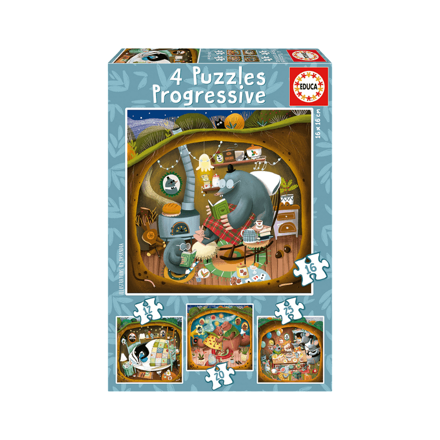 Contes de la forêt | Forest Tales (Puzzle 1x12, 1x16, 1x20 & 1x25 pcs) CASSE-TÊTE - 2 - 24 morceaux