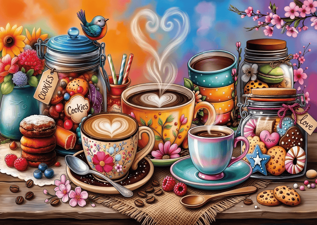Cookies Coffee Bliss (1000 pcs) CASSE-TÊTE - 1000 morceaux