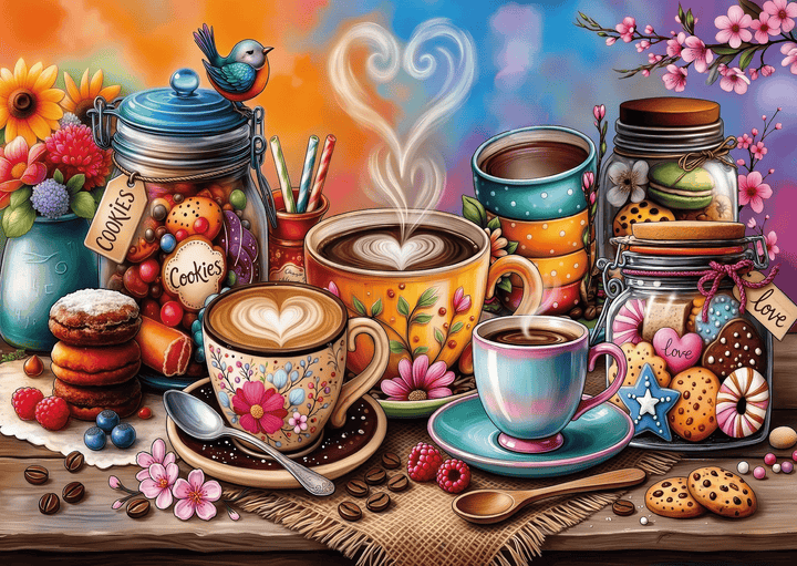 Cookies Coffee Bliss (1000 pcs) CASSE-TÊTE - 1000 morceaux