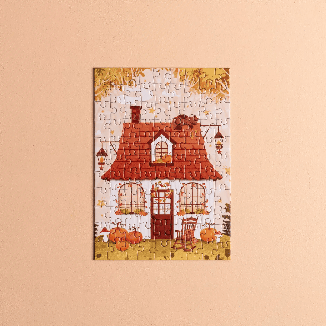 Cottage d’Automne (99 pcs MINI) CASSE-TÊTE - 50 - 99 morceaux