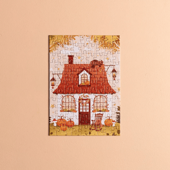 Cottage d’Automne (99 pcs MINI) CASSE-TÊTE - 50 - 99 morceaux