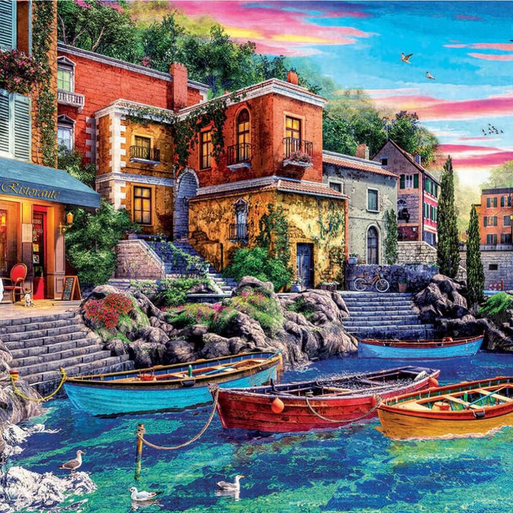 Coucher de soleil à Côme | Sunset in Como (Puzzle 3000 pcs) CASSE-TÊTE - 3000 morceaux