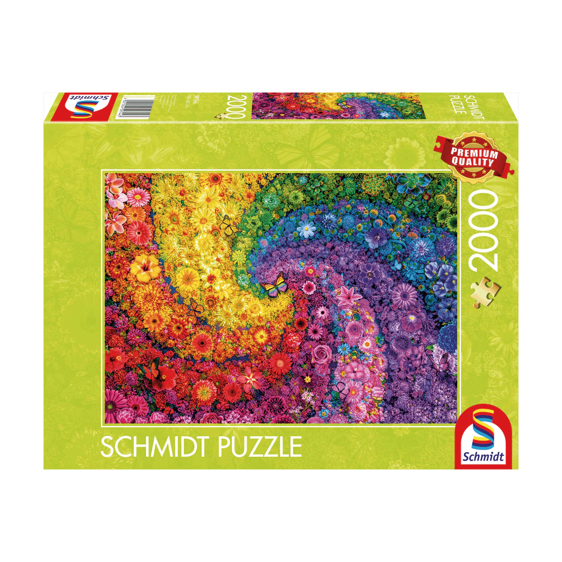 Couleurs tourbillonnantes floraison (2000 pcs) CASSE-TÊTE - 2000 morceaux