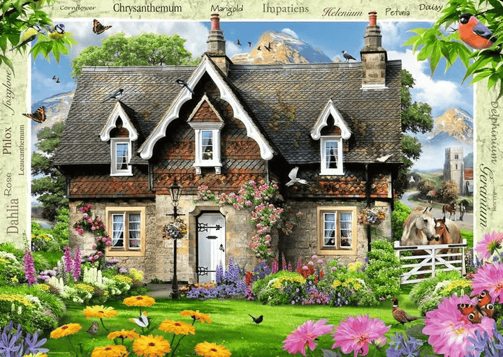 Country Cottage (1000 pcs) CASSE-TÊTE - 1000 morceaux