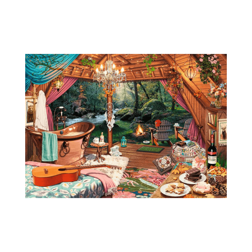 Cozy Glamping 500 pc Large Format CASSE-TÊTE - 400 - 550 morceaux