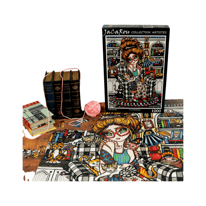 Crazy Cat Lady (Puzzle 1000 pcs) CASSE-TÊTE - 1000 morceaux