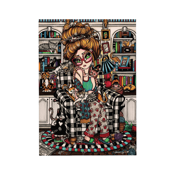 Crazy Cat Lady (Puzzle 1000 pcs) CASSE-TÊTE - 1000 morceaux