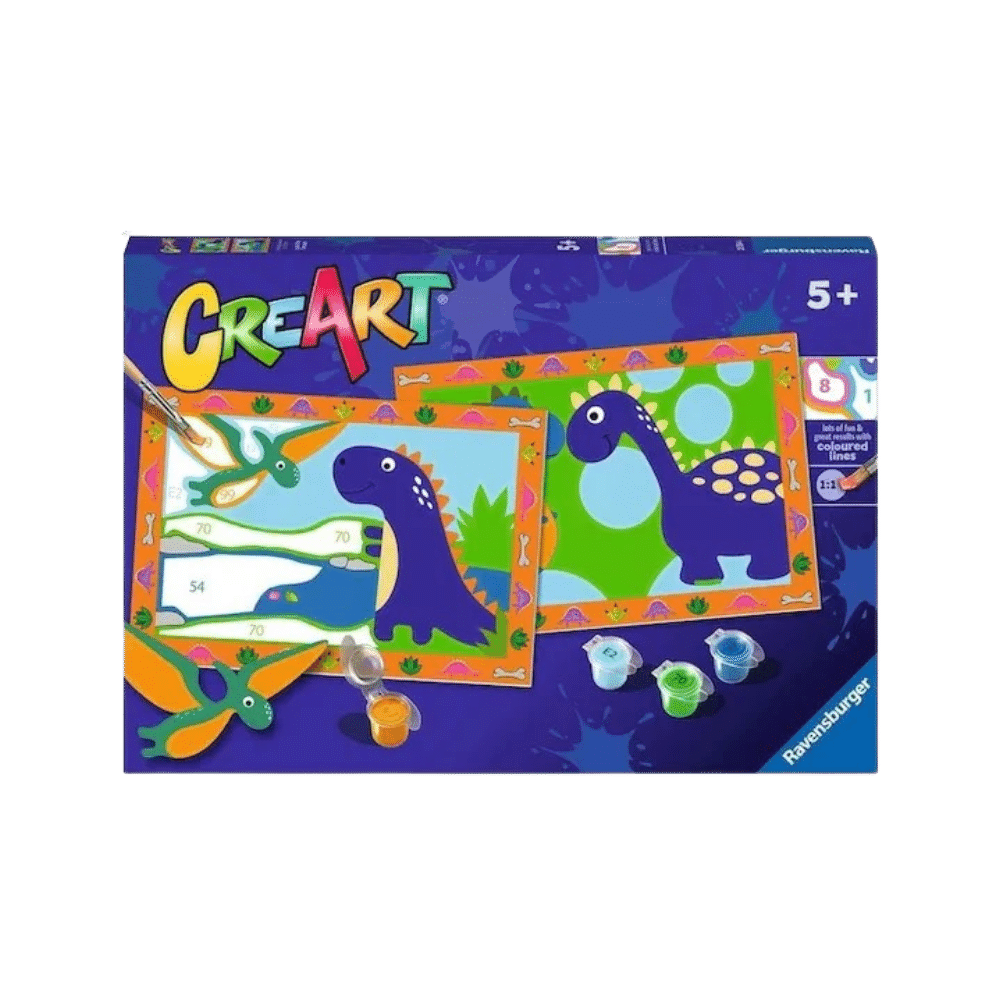 CreArt Jr: Land of the Dinosaurs (2 images) PASSE-TEMPS - Peinture à numéro