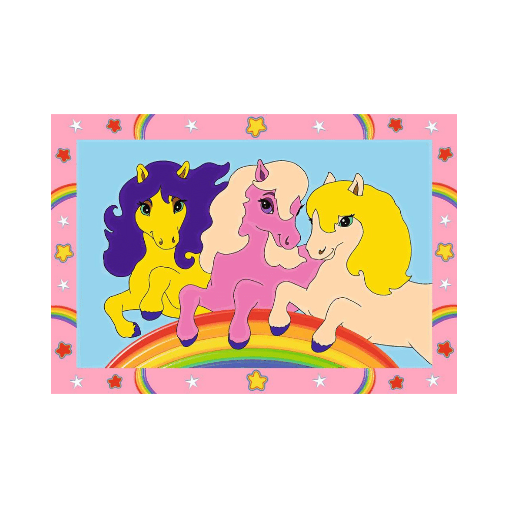 CreArt Jr: Prancing Ponies (2 images) PASSE-TEMPS - Peinture à numéro