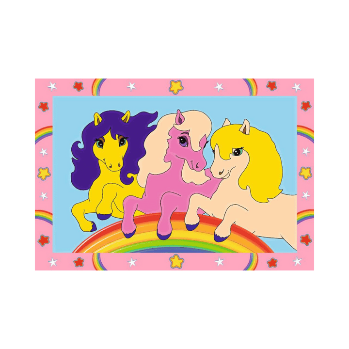 CreArt Jr: Prancing Ponies (2 images) PASSE-TEMPS - Peinture à numéro