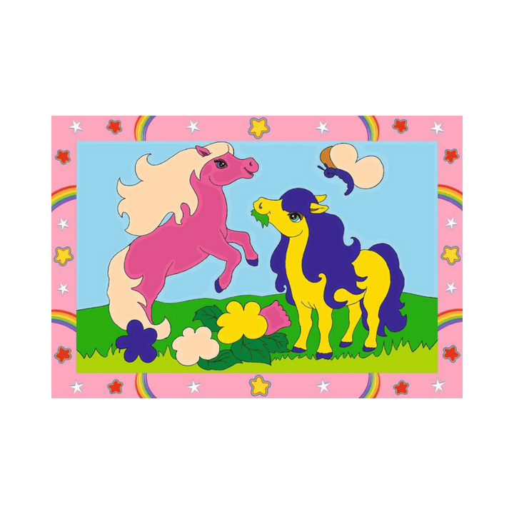CreArt Jr: Prancing Ponies (2 images) PASSE-TEMPS - Peinture à numéro