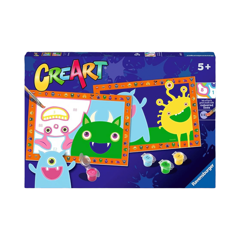 CreArt Jr: Silly Monsters (2 images) PASSE-TEMPS - Peinture à numéro