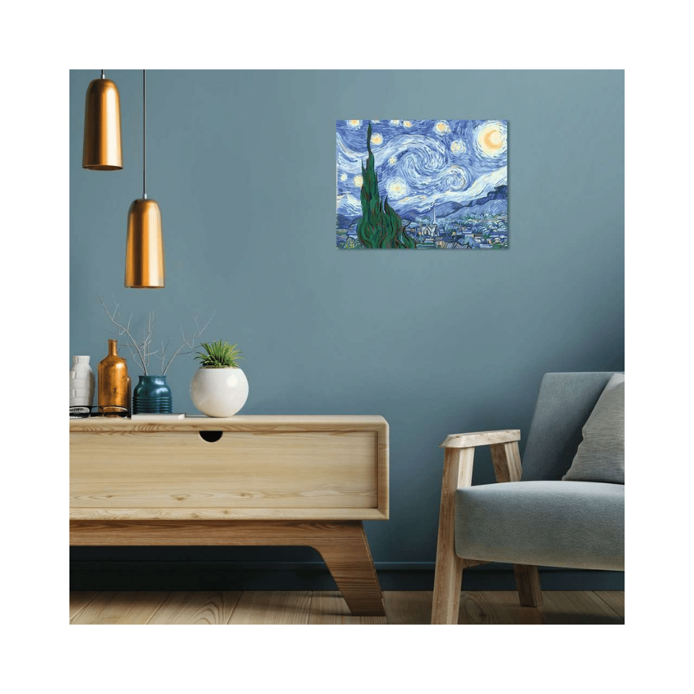 CreArt: Van Gogh - The Starry Night (30x40 cm) PASSE-TEMPS - Peinture à numéro