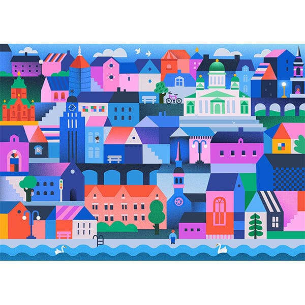 Crépuscule Copenhague, M. VanNeste (1000pcs) CASSE-TÊTE - 1000 morceaux