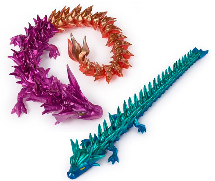 Crystalinx - Figurine articulée dragon à collectionner de 32 cm, ass. PASSE-TEMPS - Jouets