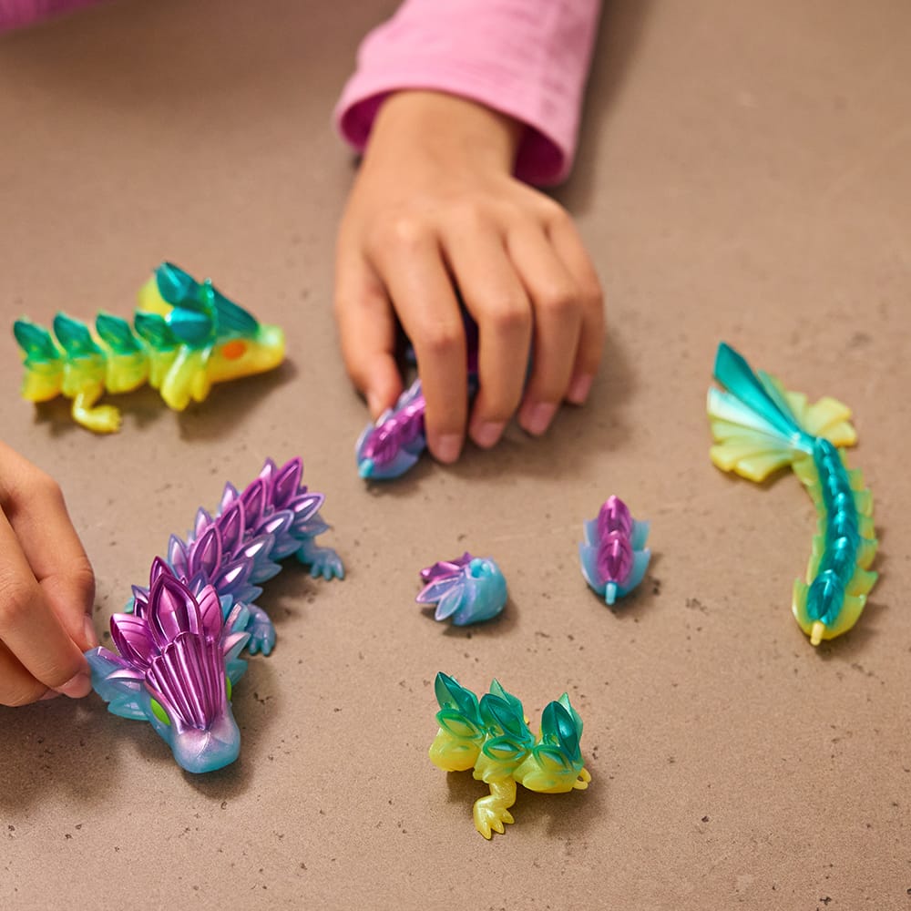 CrystaLynx - Figurine articulée dragon à collectionner de 22,8 cm (assortiment) PASSE-TEMPS - Jouets