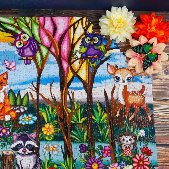 Harmonie de la forêt JaCaRou Puzzle | Friendly Forest Harmony 