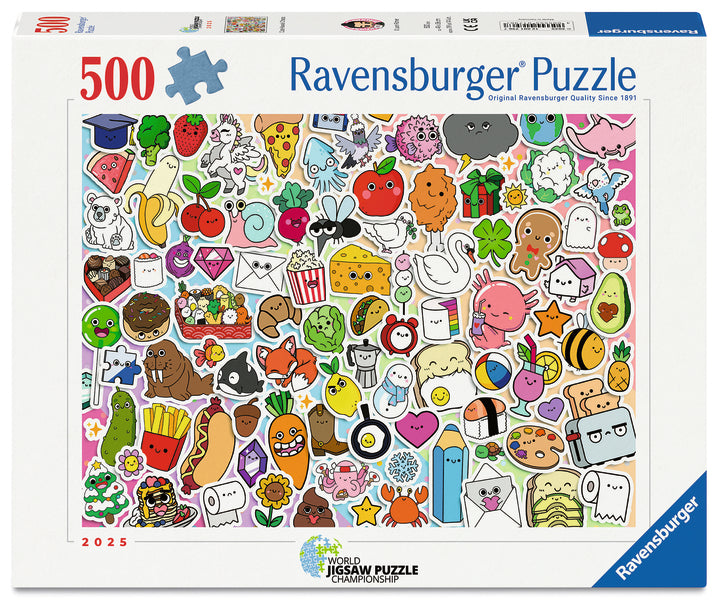 Cute Kawaii Chaos (500 pcs) CASSE-TÊTE - 400 - 550 morceaux