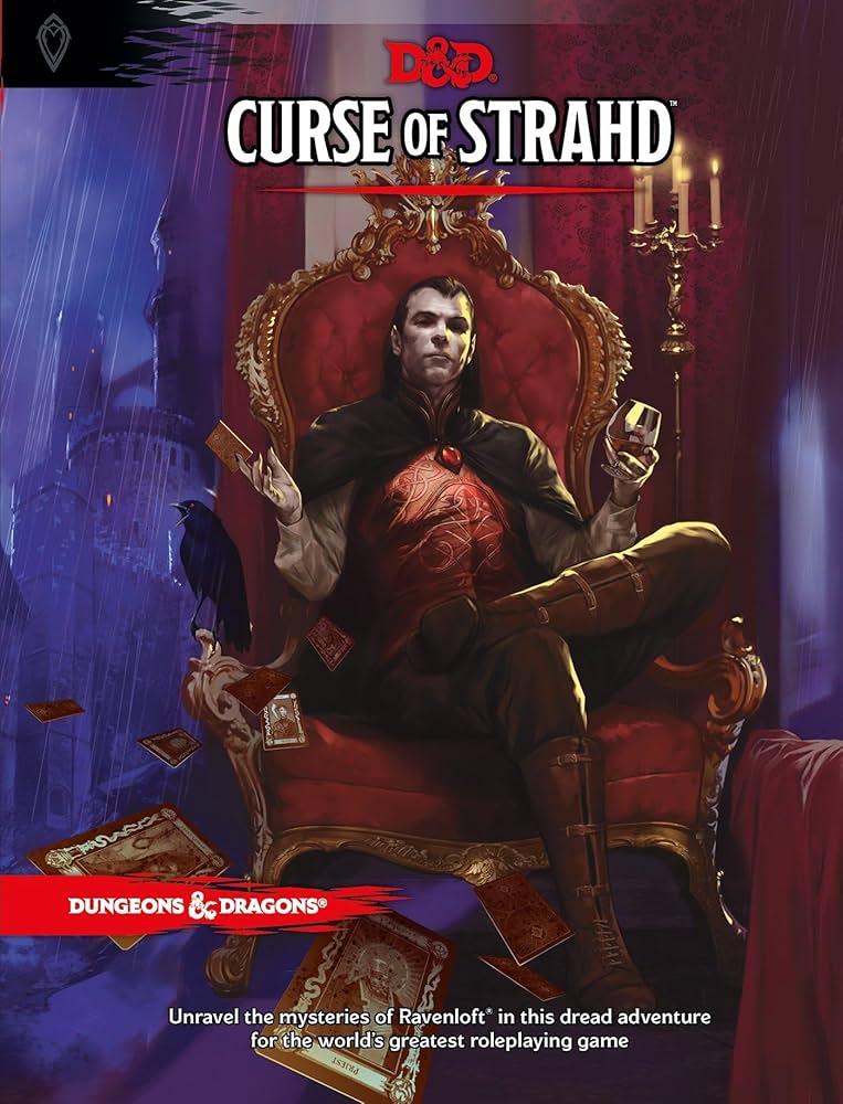 D&amp;D Dungeons &amp; Dragons: Curse Of Strahd JEUX - Dés et jeux de rôles - Livres