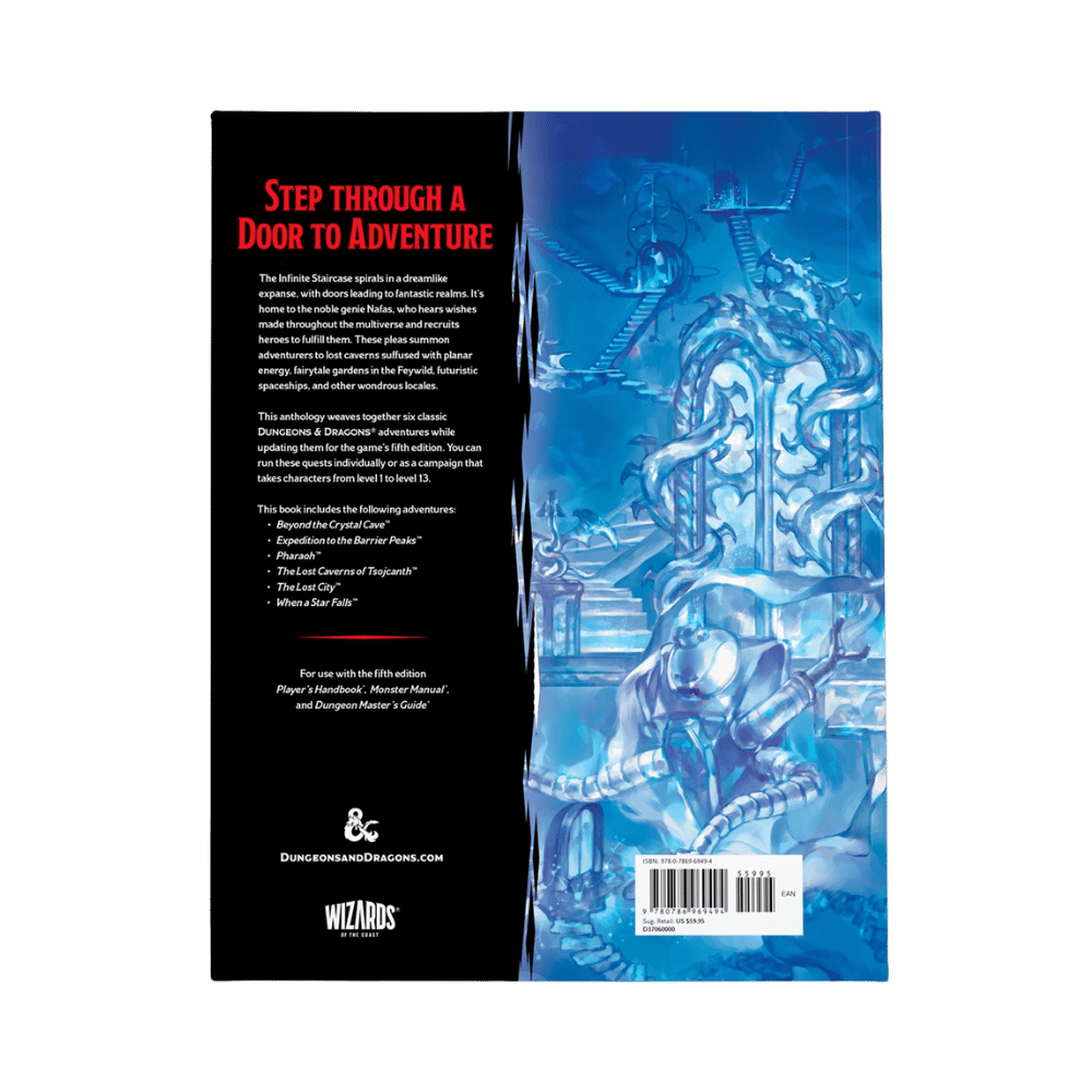 D&D Dungeons & Dragons: Quests from the Infinite Staircase (EN) JEUX - Dés et jeux de rôles - Livres