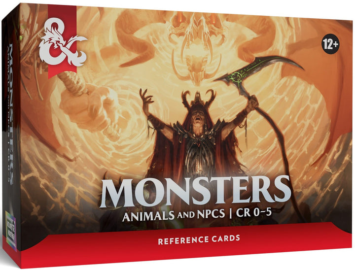 D&amp;D Dungeons &amp; Dragons: RPG Reference Cards Monsters, Animals and NPCS (EN) JEUX - Dés et jeux de rôles - Dongeons &amp; Dragons