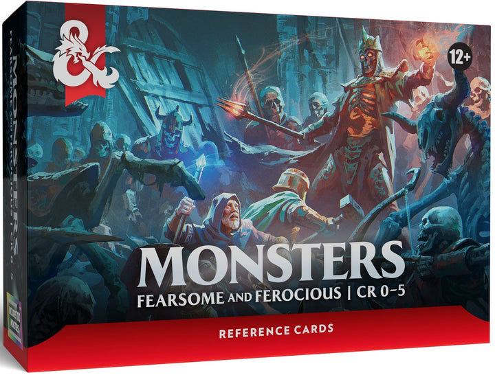 D&amp;D Dungeons &amp; Dragons: RPG Reference Cards Monsters Fearsome and Ferocious (EN) JEUX - Dés et jeux de rôles - Dongeons &amp; Dragons