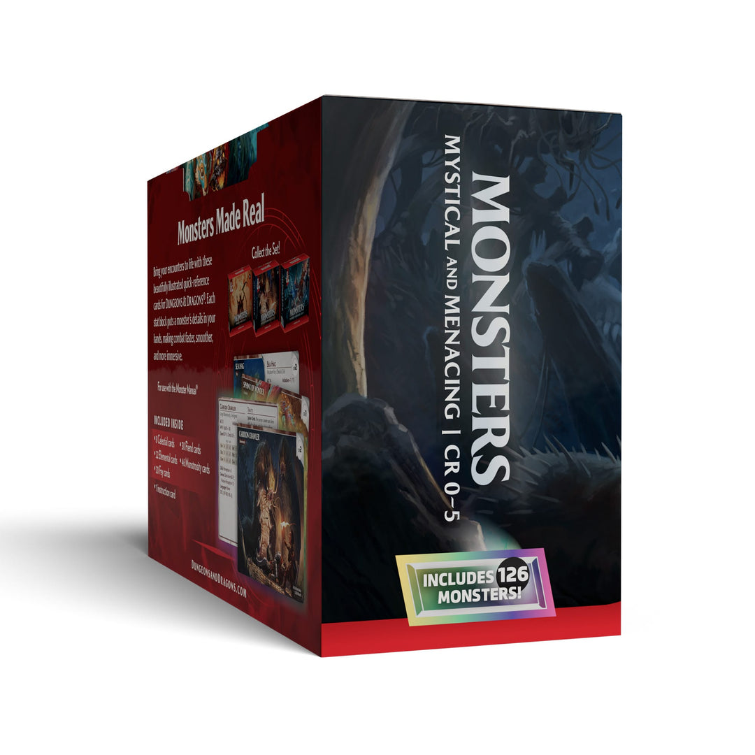 D&amp;D Dungeons &amp; Dragons: RPG Reference Cards Monsters Mystical and Menacing (EN) JEUX - Dés et jeux de rôles - Dongeons &amp; Dragons