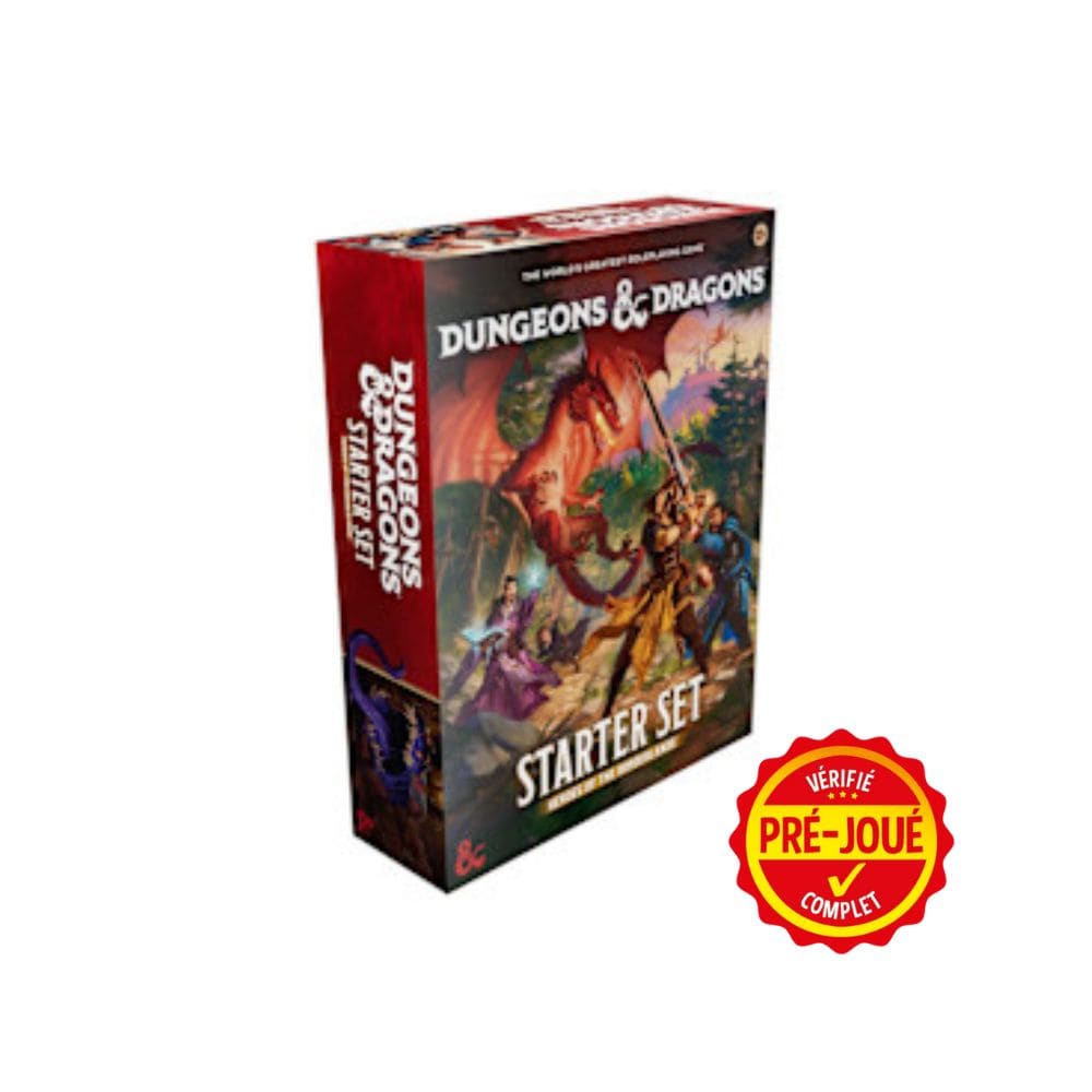 D&amp;D Dungeons &amp; Dragons: Starter Set - Heroes of the Borderlands (pré-joué) (EN) BAZAR - Bazar - Jeux de rôle