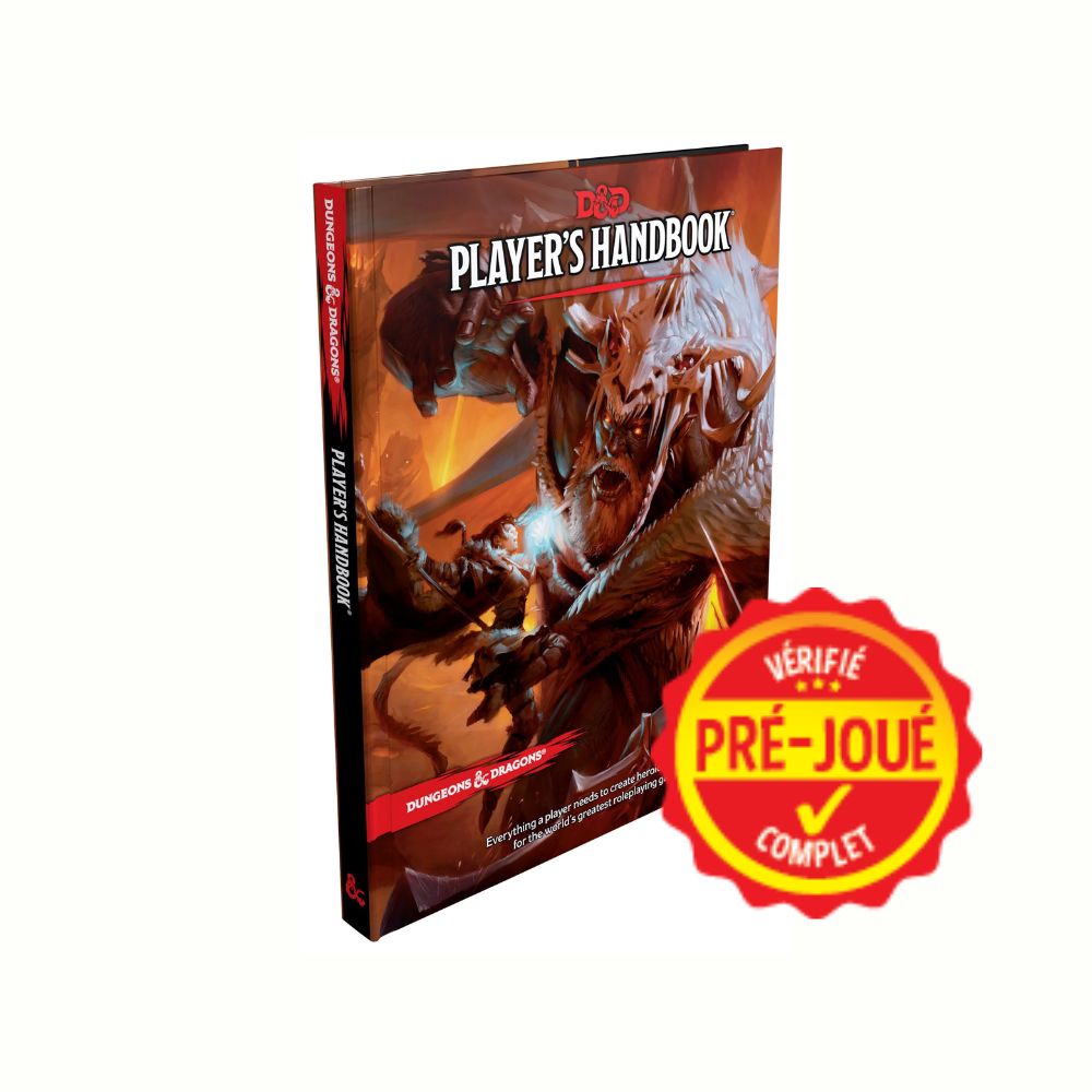 D&D Dungeons & Dragons: Player's Handbook 5th [pré-joué] (EN)