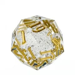 Dé 55mm D20: Boule de crystal JEUX - Dés et jeux de rôles - Dés - Dés polyédriques