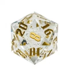 Dé 55mm D20: Boule de crystal JEUX - Dés et jeux de rôles - Dés - Dés polyédriques