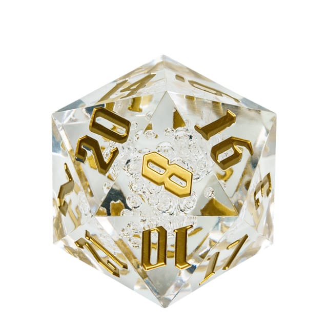 Dé 55mm D20: Boule de crystal JEUX - Dés et jeux de rôles - Dés - Dés polyédriques