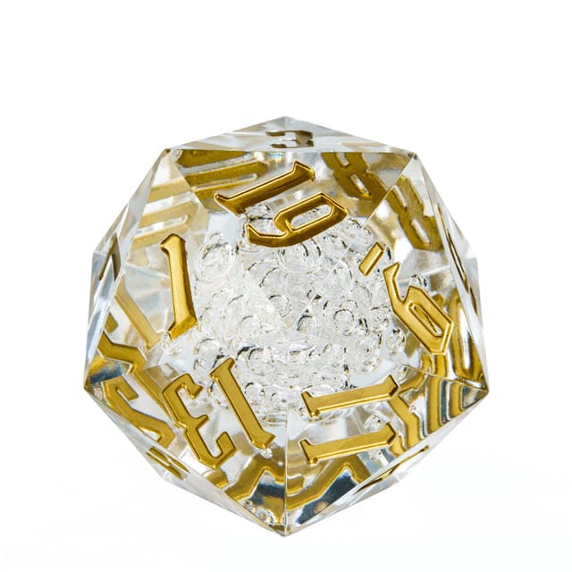 Dé 55mm D20: Boule de crystal JEUX - Dés et jeux de rôles - Dés - Dés polyédriques