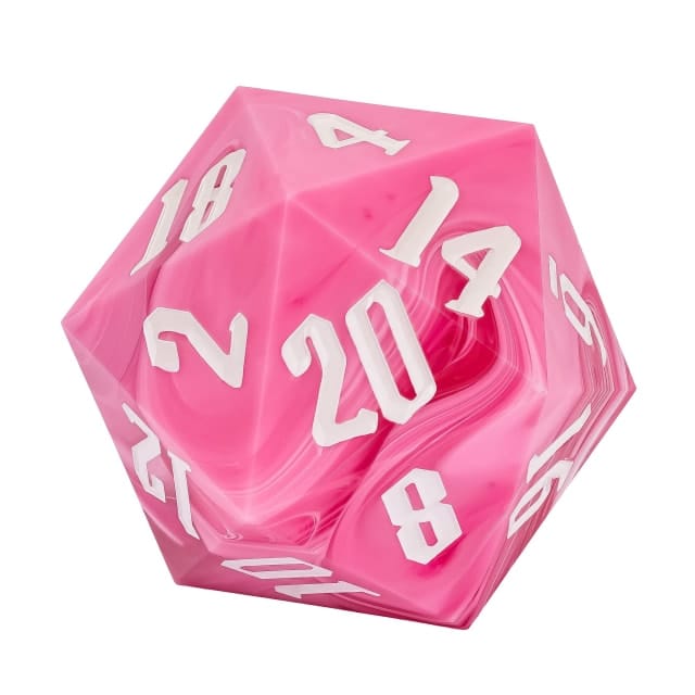 Dé 55mm D20: Quick aux fraises JEUX - Dés et jeux de rôles - Dés - Dés polyédriques