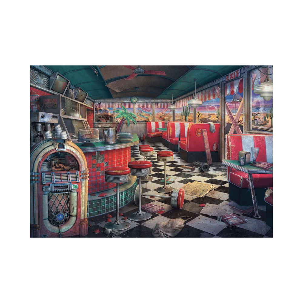 Decaying Diner 1000 pc Puzzle CASSE-TÊTE - 1000 morceaux