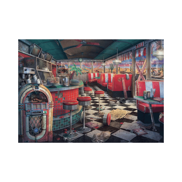 Decaying Diner 1000 pc Puzzle CASSE-TÊTE - 1000 morceaux