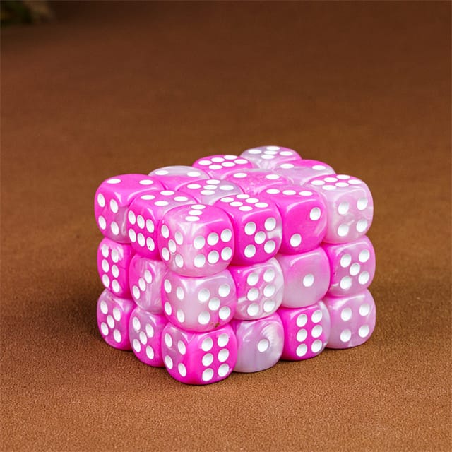 Dés 36D6: La vie en rose JEUX - Dés et jeux de rôles - Dés - Dés standards