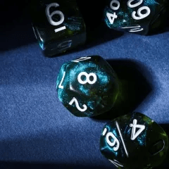 Dés 7D: 50 nuances de fougères JEUX - Dés et jeux de rôles - Dés - Dés polyédriques
