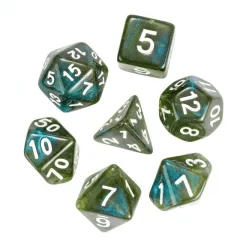 Dés 7D: 50 nuances de fougères JEUX - Dés et jeux de rôles - Dés - Dés polyédriques