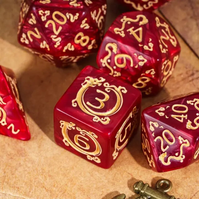 Dés 7D: Baptême de feu JEUX - Dés et jeux de rôles - Dés - Dés polyédriques