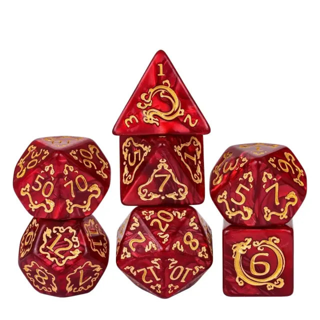 Dés 7D: Baptême de feu JEUX - Dés et jeux de rôles - Dés - Dés polyédriques