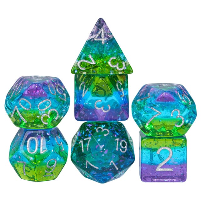 Dés 7D: Clef universelle JEUX - Dés et jeux de rôles - Dés - Dés polyédriques